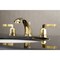Kingston Brass KB8962EFL 8" Widespread Bathroom Faucet, Polished Brass KB8962EFL - alternate 2